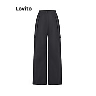Calça Lovito Básica com Bolsos para Mulher - imagem 2