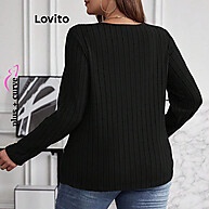 Camiseta Assimétrica Plus Size Lovito: Estilo e Conforto para Mulheres - imagem 2