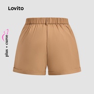 Shorts Lovito Plus Size: Estilo e Conforto para Mulheres - imagem 2