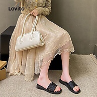 Sandálias Planas Lovito: Estilo Casual com Design Fino para Mulheres - imagem 2