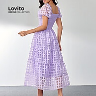 Vestido Elegante Lovito Refine LR4LD125 para Mulheres - imagem 2