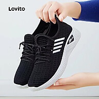 Lovito Sapatos Casuais Leves com Fundo Macio para Mulheres - imagem 2