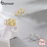 Brincos Bamoer 925: Elegância em Prata para Mulheres - imagem 2