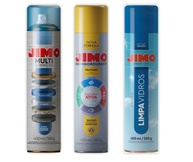 Kit Jimo 3 em 1: Multi Superfícies, Desengordurante e Limpa Vidros 400ml Cada - imagem 1