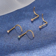 Piercing Nariz Titânio: Ponto de Luz Multicolorido - imagem 2