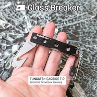 Multiferramenta de Emergência Veicular: Quebra Vidro Tungstênio e Corta Cinto de Segurança - imagem 5