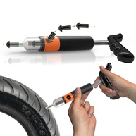 Kit Reparo Pneu Sem Câmara GRAND PITSTOP 21 Peças c/ Alicate Multifuncional - Carros, Motos e Mais - imagem 1