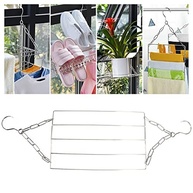 Rack de Secagem Multifuncional em Aço Inoxidável 40cm - Ideal para Roupas, Toalhas e Vasos de Flores - imagem 4
