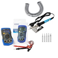 Kit Essencial Eletrônica: Multímetro Digital Profissional MD-200L + Ferro de Solda Ajustável 127V + Solda Estanho - imagem 5