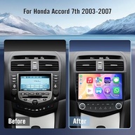 Central Multimídia Android 13 para Honda Accord 7ª Geração (2003-2007) com CarPlay/Android Auto Sem Fio e Tela de 10" - imagem 3