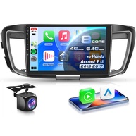 Central Multimídia Android 10.1" Qualcomm 8 Core 4G+64G para Honda Accord 9ª Geração (2013-2017) com CarPlay, Android Auto e GPS - imagem 1