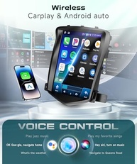 Central Multimídia Tesla Style 9.7" para Chevrolet Cruze 2009-2015: CarPlay/Android Auto Sem Fio, GPS, 4G+64G - imagem 4