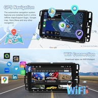 Central Multimídia Android 13 para GMC Sierra/Yukon e Chevy Silverado: Tela 20" IPS, CarPlay/Android Auto Sem Fio e Câmera HD - imagem 5