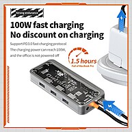 Hub USB-C Goojodoq: Sua Central Multimídia - imagem 2