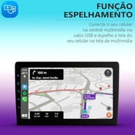 Central Multimídia 9" Universal WK90F: CarPlay, Android Auto e Espelhamento para seu Carro - imagem 3
