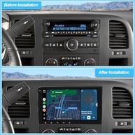 Central Multimídia Android 13 para GMC Sierra/Yukon e Chevy Silverado: Tela 20" IPS, CarPlay/Android Auto Sem Fio e Câmera HD - imagem 4