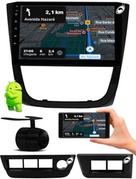 Central Multimídia Android 9" para Gol, Voyage e Saveiro G5 com Câmera de Ré - Preto - imagem 2