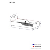Cama Solteiro MDF 88x188cm Branca Multimóveis - imagem 2