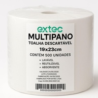 Toalha Wiper 19x23 cm - 500 Unidades Absorvente Multipano Reutilizável Lavável para Limpeza - imagem 1