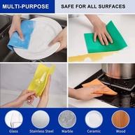 Kit 12 Panos Esponja de Celulose Multiuso - Alta Absorção e Biodegradável | M5 Armarinhos - imagem 4
