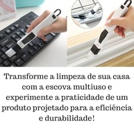 Escova Multiuso com Pá de Limpeza - Kit Completo para Teclados, Janelas e Frestas - imagem 3