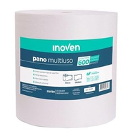 Inoven Pano Multiuso Tipo Perfex - Rolo 300m Branco 28x50cm | Limpeza Prática e Sustentável - imagem 2