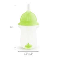 Munchkin Click Lock Copo com Canudo Azul 296ml - Seguro, Ergonômico e Sem Vazamento - imagem 4