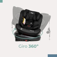 Cadeirinha de Bebê Mundi Giro 360° Preta: Segurança e Conforto do Nascimento aos 36kg - imagem 4