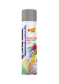 Tinta Spray Uso Geral Mundial Prime 400ml - Cinza Médio: Acabamento Profissional e Duradouro - imagem 1