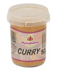 Curry Tempero Pó Pote Mundialho 50g - imagem 2