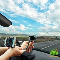 Suporte Celular Veicular Flexível 360° Ventosa Forte Painel Carro | Mundo Compras - imagem 4