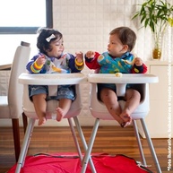 Kit 2 Munhequeiras para Babador BLW Frutas - Proteção e Estilo na Introdução Alimentar - imagem 3