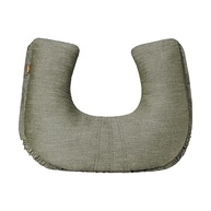 Apoio Amamentar Slim Linho Verde Musgo – Conforto e Estilo para Mães Modernas - imagem 2