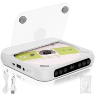 Mini CD Player Portátil 2000mAh com Bluetooth, Rádio FM e Alto-Falantes - Leve sua música para onde for! - imagem 1
