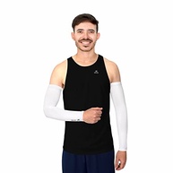 Manguito Longo Elástico Basic Muvin – Par – Mangote – Proteção Solar - FPS UV50+ - Refletivo - Tecido Dry – Elástico na Barra – Se Ajusta ao Corpo Sem Apertar – Proteção – Conforto - Vôlei - imagem 2