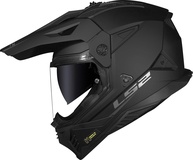 Capacete LS2 MX 702 Monocolor Preto Fosco: Segurança e Estilo para Sua Aventura - imagem 1