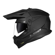Capacete LS2 MX 702 Pioneer 2 Monocolor Preto Fosco - Aventura e Segurança para Você! - imagem 1