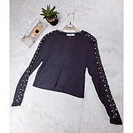 Blusa Manga Longa Feminina com Detalhe de Pérolas - MY108 - imagem 1