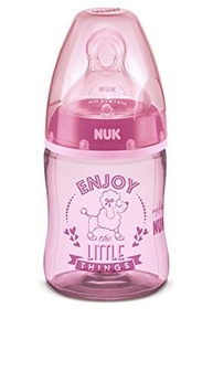 NUK Mamadeira My1St S1 - Rosa 150ml para Bebês com Bico Anatómico e Sistema Anticólico - imagem 2