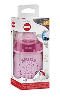 NUK Mamadeira My1St S1 - Rosa 150ml para Bebês com Bico Anatómico e Sistema Anticólico - imagem 5