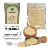 CoCook Kit Presente Especiaria Tempero 100% Natural Frango Sabor Myanmar, Tempero Peixe Sabor Malásia, Topping de Brigadeiro Sabor Amazônia e 4 Porta Guardanapos ideal para Presentes, - imagem 4
