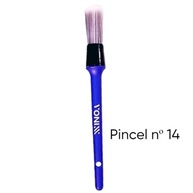 Kit 2 Pincéis Vonixx Nº 14: Limpeza Profissional Interna e Externa para Estética Automotiva - imagem 4