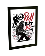 Quadro Decorativo Rock 'n' Roll - Estilo Banda Música para Sala e Quarto - imagem 1
