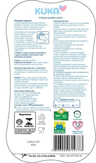 Mamadeira Kuka Aquarela 70ml Rosa - Bico Nº1 para Bebês Recém-Nascidos - imagem 4