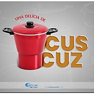 Cuscuzeira com Tampa Alumínio Rosa Bebê N°16/18 - imagem 1