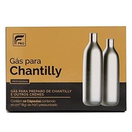 Gás Para Garrafa De Chantilly Cremes Com 10 Cápsulas De N2O - imagem 2