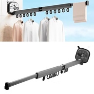 Airer Retrátil para Roupas com Ventosa | Montagem na Parede em Alumínio - imagem 5