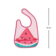 Babador Impermeável com Bolso Frutti Melancia - Proteção e Estilo na Hora da Papinha - imagem 5