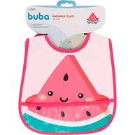 Babador Impermeável com Bolso Frutti Melancia - Proteção e Estilo na Hora da Papinha - imagem 4