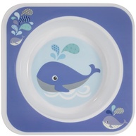 KaBaby Prato Bowl Quadrado Baleia Azul – Estilo e Segurança na Alimentação Infantil - imagem 1
